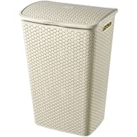 Curver 216582 Mystyle Cesta De Ropa- 43x33x60 Centimeter- Blanco Vintage